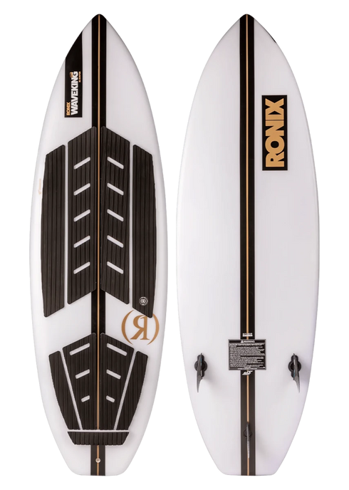 RONIX WAKESURF 2025 - Flyweight - Wave King Surfer - White / Black / Gold