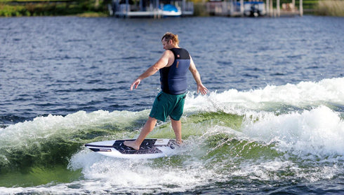 RONIX WAKESURF 2025 - Flyweight - Wave King Surfer - White / Black / Gold