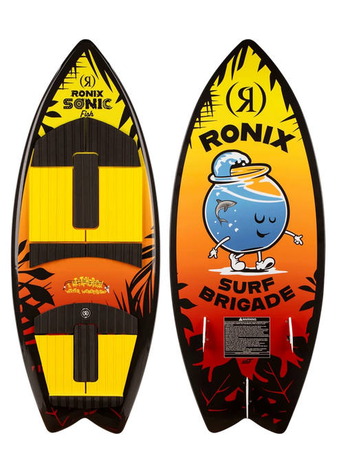 RONIX WAKESURF 2026 - Boy's Sonic - Fish - Sunset Splash