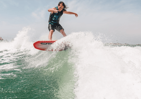 RONIX WAKESURF 2026 - DNA - Flyweight Pro - Arctic / Racing Red / Carbon