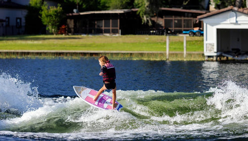 RONIX WAKESURF 2026 - Girl's Sonic - Fish - Pink Splash