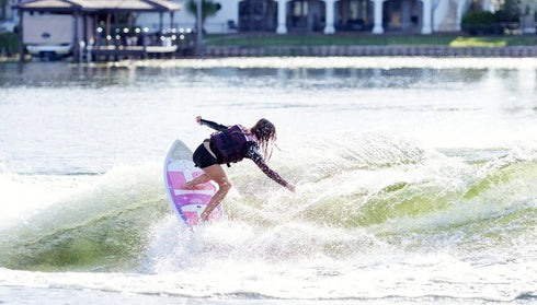 RONIX WAKESURF 2026 - Girl's Sonic - Fish - Pink Splash