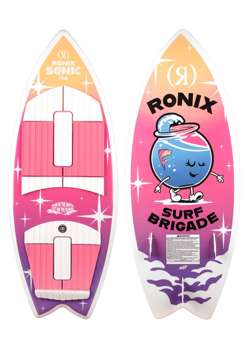 RONIX WAKESURF 2026 - Girl's Sonic - Fish - Pink Splash