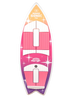 RONIX WAKESURF 2026 - Girl's Sonic - Fish - Pink Splash