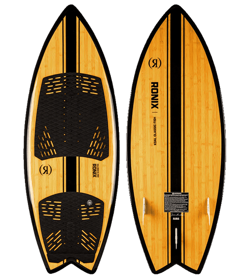 RONIX WAKESURF 2026 - Koal Classic - Fish - Glossy Black / Bamboo