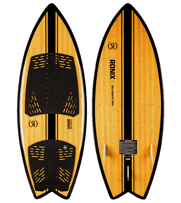 RONIX WAKESURF 2026 - Koal Classic - Fish - Glossy Black / Bamboo
