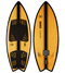 RONIX WAKESURF 2026 - Koal Classic - Fish - Glossy Black / Bamboo
