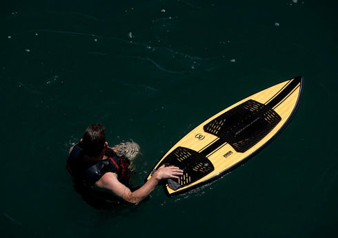 RONIX WAKESURF 2026 - Koal Classic - Fish - Glossy Black / Bamboo