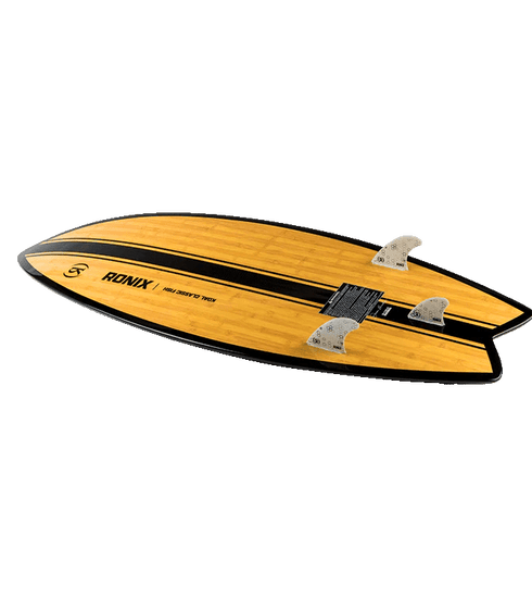 RONIX WAKESURF 2026 - Koal Classic - Fish - Glossy Black / Bamboo