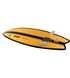RONIX WAKESURF 2026 - Koal Classic - Fish - Glossy Black / Bamboo