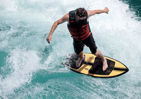 RONIX WAKESURF 2026 - Koal Classic - Fish - Glossy Black / Bamboo