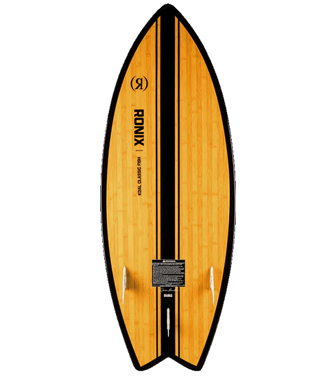 RONIX WAKESURF 2026 - Koal Classic - Fish - Glossy Black / Bamboo