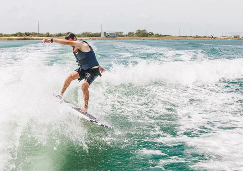 RONIX WAKESURF 2026 - Takeoff - Marsh 'Mellow' - Checkered / Bamboo