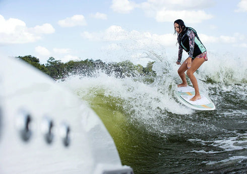 RONIX WAKESURF 2026 - Women's Koal Classic - Fish - Sea Glaze / White / Peach