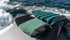Ronix Wide Nose Surf Sock Aqua Blue Black Grey Up to 6 ft, Protective Board Sock for Wakesurf and Wakefoil