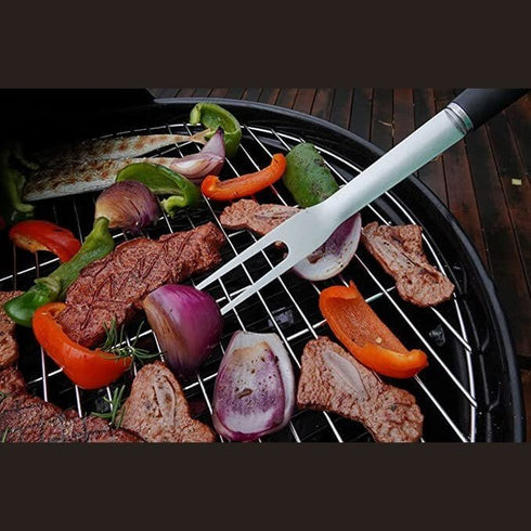 Saborr BBQ Fork BZJ0010, Long Tine Carving Fork for Turning and Lifting Large Cuts on Grills and Smokers