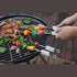 Saborr Stainless Steel BBQ Skewers, Reusable Metal Skewers for Kofta, Shish Tawook, Prawns and Vegetables