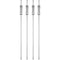 Saborr Stainless Steel BBQ Skewers, Reusable Metal Skewers for Kofta, Shish Tawook, Prawns and Vegetables