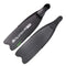 Salvimar React Long Blade Fins, Full Foot Freediving and Spearfishing Fins with Removable Polypropylene Blades