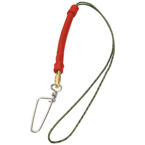 Salvimar Speargun Shock Absorber Red with Snap Clip, Rubber Line Bungee to Protect Spearfishing Monofilament