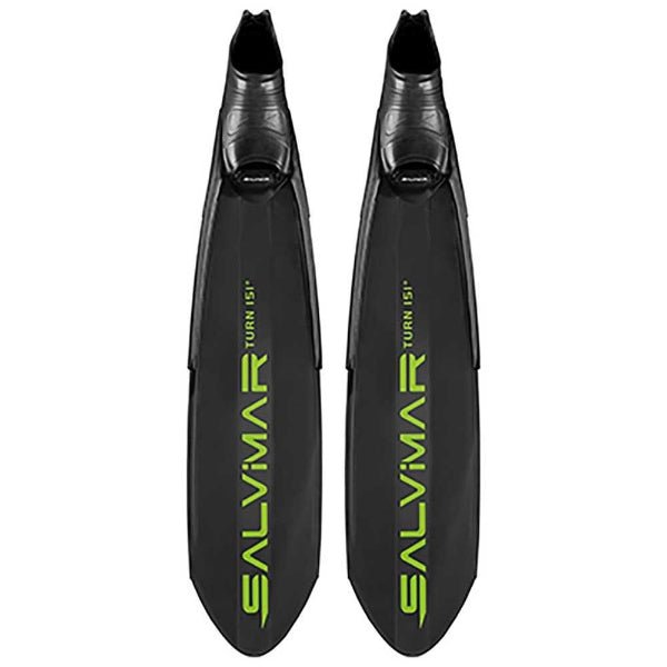 Salvimar Turn 151 Long Blade Fins, Full Foot Spearfishing and Freediving Fins with 29 Degree Blade Angle