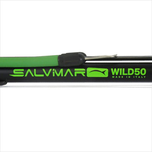 Salvimar Wild Pro Speargun, Compact Aluminium Band Speargun with Screw In Bands and Notched Tahitian Shaft