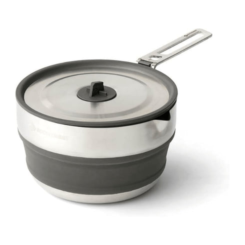 Sea to Summit Detour Collapsible Stainless Pouring Pot 1.8L - Durable and Collapsible Design