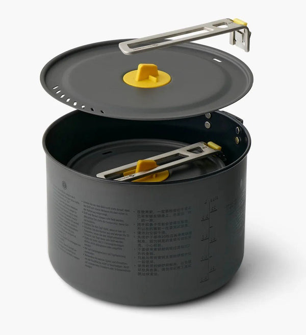 Sea to Summit Frontier Pot Set 1.3L and 3L - Comprehensive Camping Cook Set