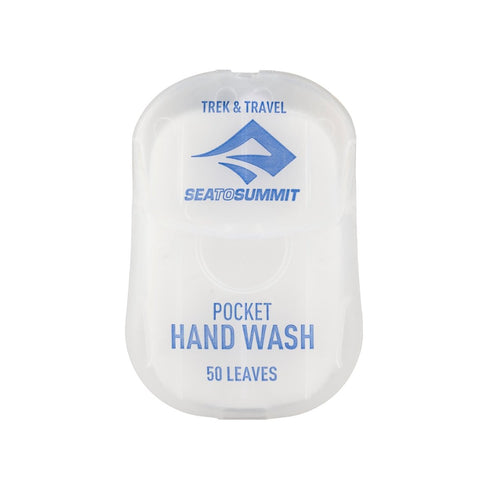 Sea to Summit Trek and Travel Pocket Hand Wash 50 Leaf, Dry Soap Sheets for Camping, Hiking and Carry-On Travel