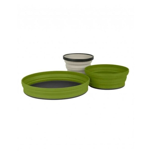 Sea to Summit X - Set 3 Mug Bowl Plate - Space - Saving Camping Tableware