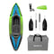 Oceanx Seaflo Inflatable Kayak Solo Green