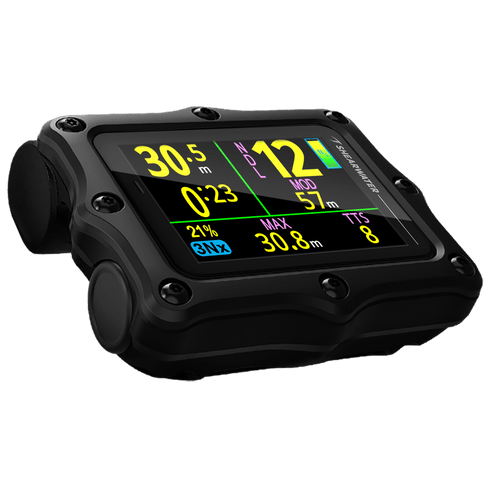 Shearwater Perdix 3 Dive Computer, 2.4 in AMOLED Technical Diving Computer with Titanium Bezel and Air Integration