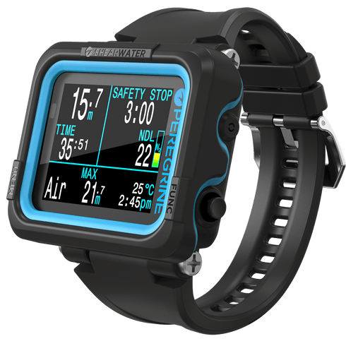 Shearwater Peregrine Dive Computer, 2.2 in Full Colour Wrist Computer with Wireless Charging and Bluetooth