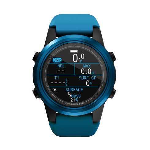 Shearwater Tern TX Limited Edition Dive Computer, Watch-Style AMOLED Air Integrated Computer with Compass