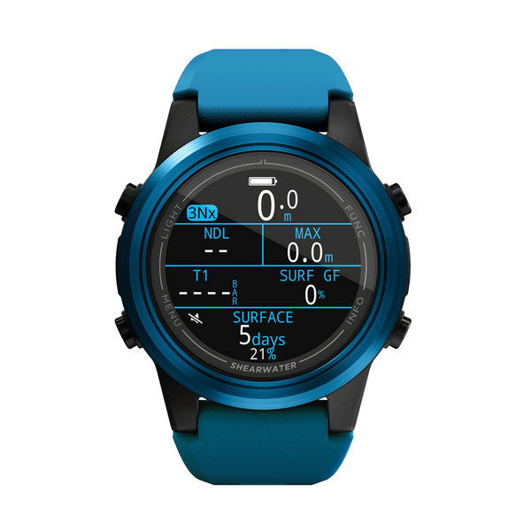 Shearwater Tern TX Limited Edition Dive Computer, Watch-Style AMOLED Air Integrated Computer with Compass