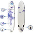 Silky Inflatable Stand Up Paddle Board, iSUP Package with Paddle, Pump, Leash and Dry Bag