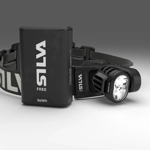 Silva Free 2000 M Multi-Use Headlamp – Versatile and Adjustable Design for Various Outdoor Activities