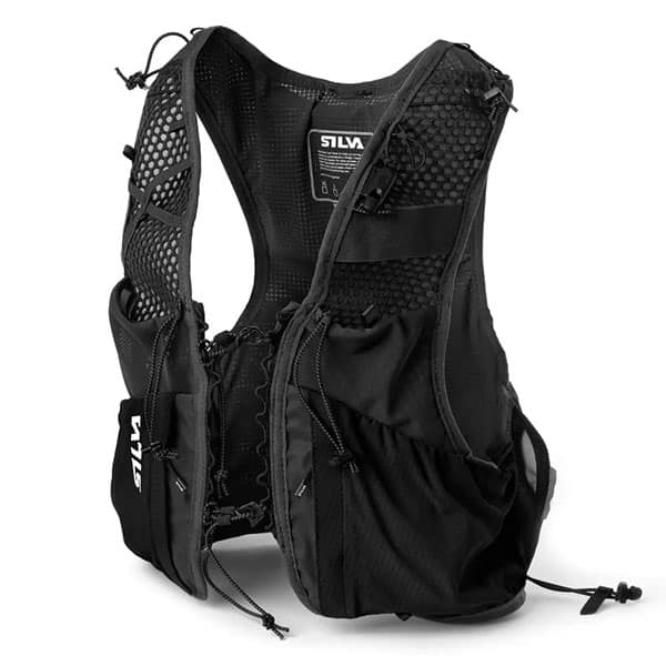 Silva Strive 5 Vest with 5L of storage – ideal for runs and races lasting 1 to 3 hours.