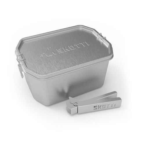 SKOTTI BOKS 2.5 L, Stainless Steel Grill Pot for Roasting, Braising and Carrying Food on the SKOTTI Grill
