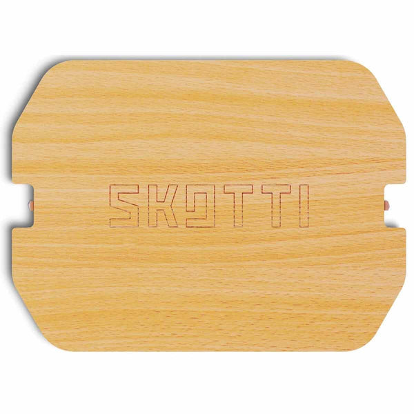 SKOTTI PLANK Wooden Lid and Chopping Board, Click On Cover for the SKOTTI BOKS 1 L and 2.5 L Grill Pots