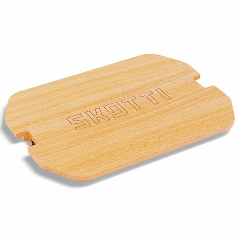 SKOTTI PLANK Wooden Lid and Chopping Board, Click On Cover for the SKOTTI BOKS 1 L and 2.5 L Grill Pots