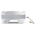 SKOTTI Portable Gas BBQ, Flat Pack Stainless Steel Camping Grill for Gas Cartridge, Charcoal or Wood
