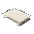 SKOTTI STONE Pizza Stone, Cordierite Grill Stone with Stainless Steel Holder for the SKOTTI Portable BBQ