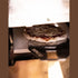 SKOTTI STONE Pizza Stone, Cordierite Grill Stone with Stainless Steel Holder for the SKOTTI Portable BBQ