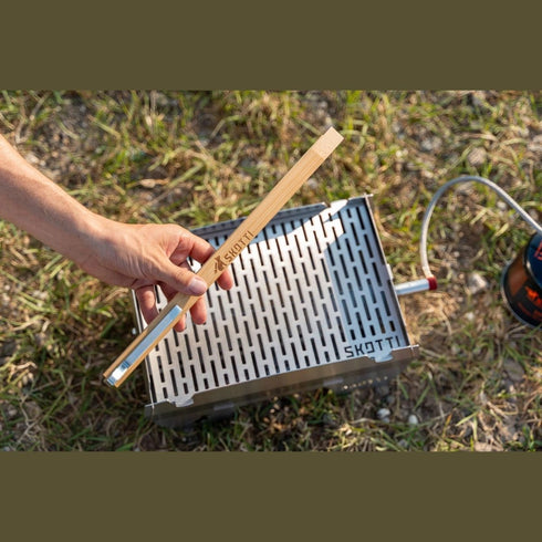 SKOTTI TONGS Compact Grill Tongs with Bottle Opener, Packs with the SKOTTI Grill and Takes the FLIP Spatula
