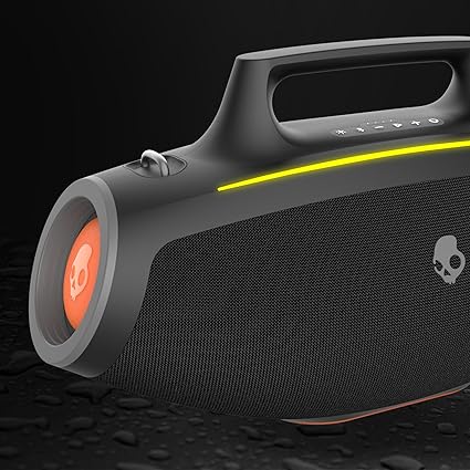 Skullcandy Barrel Wireless Bluetooth Boombox Speaker – Big Sound in a Portable and Rugged Design