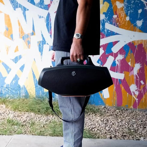 Skullcandy Barrel Wireless Bluetooth Boombox Speaker - Big Sound in a Portable Design