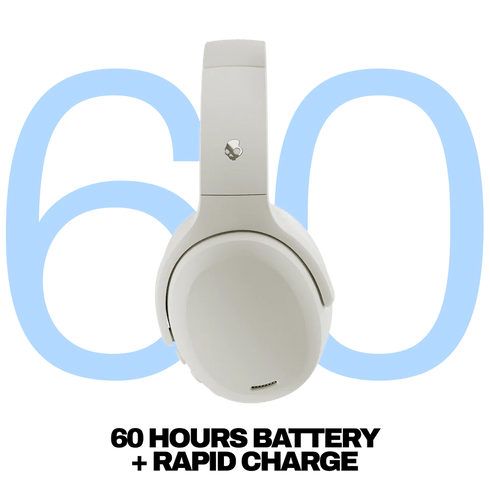 Skullcandy Crusher ANC 2 Wireless Over - Ear Headphones – Powerful Adjustable Bass Sound with Active Noise Cancellation