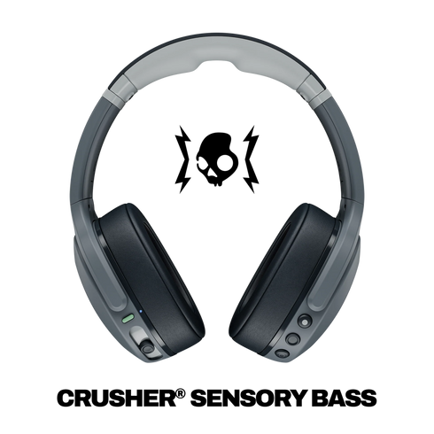 Skullcandy Crusher Evo Wireless Over - Ear Headphones – Immersive Sensory Bass Experience with Personalization
