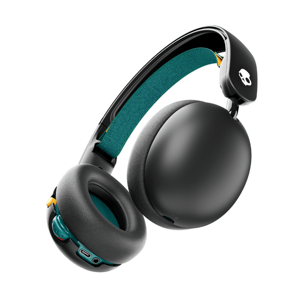 Skullcandy Grom Kids Wireless Headphones, fun, durable, and safe audio headphones designed with volume limits for children.
